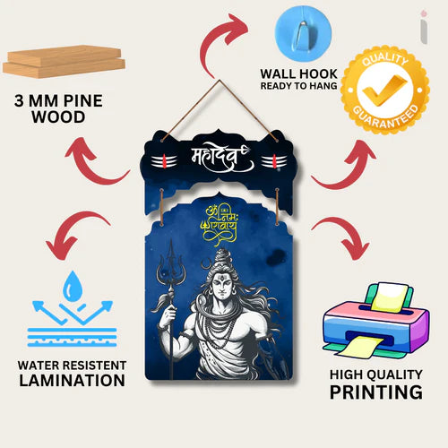 "Om Namah Shivaya" wall hanging