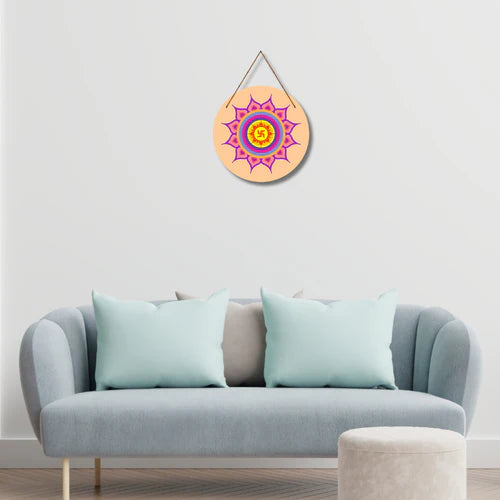 "Om And Swatik" Wall Hangings