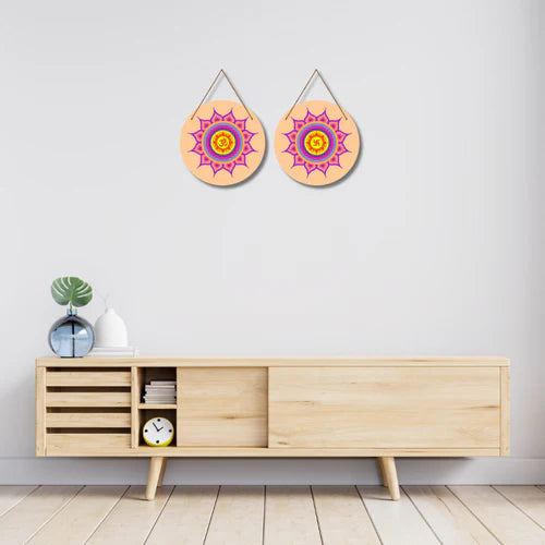 "Om And Swatik" Wall Hangings
