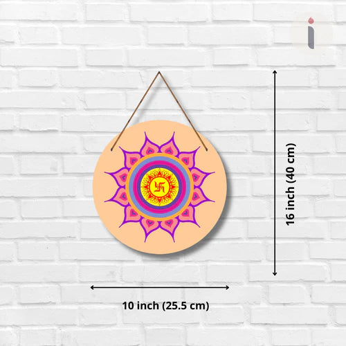 "Om And Swatik" Wall Hangings