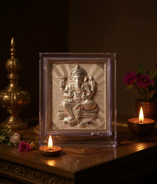 Ganesh Ji Silver Stand