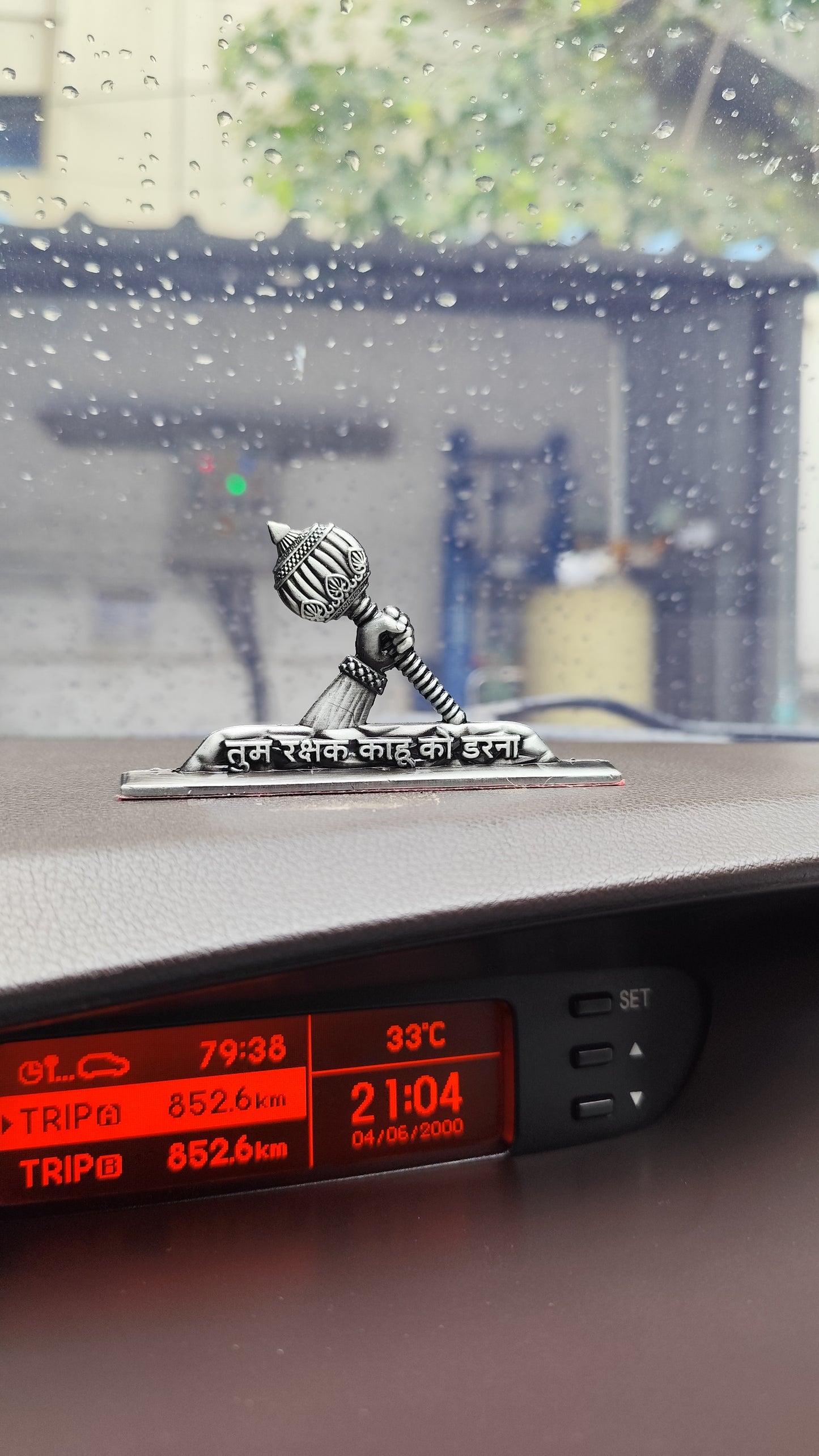 Shree Hanuman Gada Idol for Car Dashboard