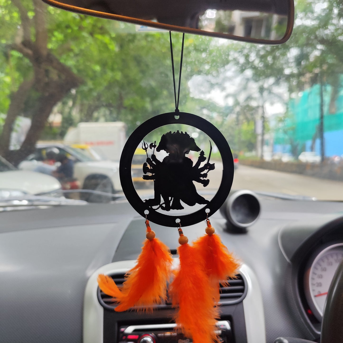 Panchmukhi Hanuman Acrylic Car Hanging
