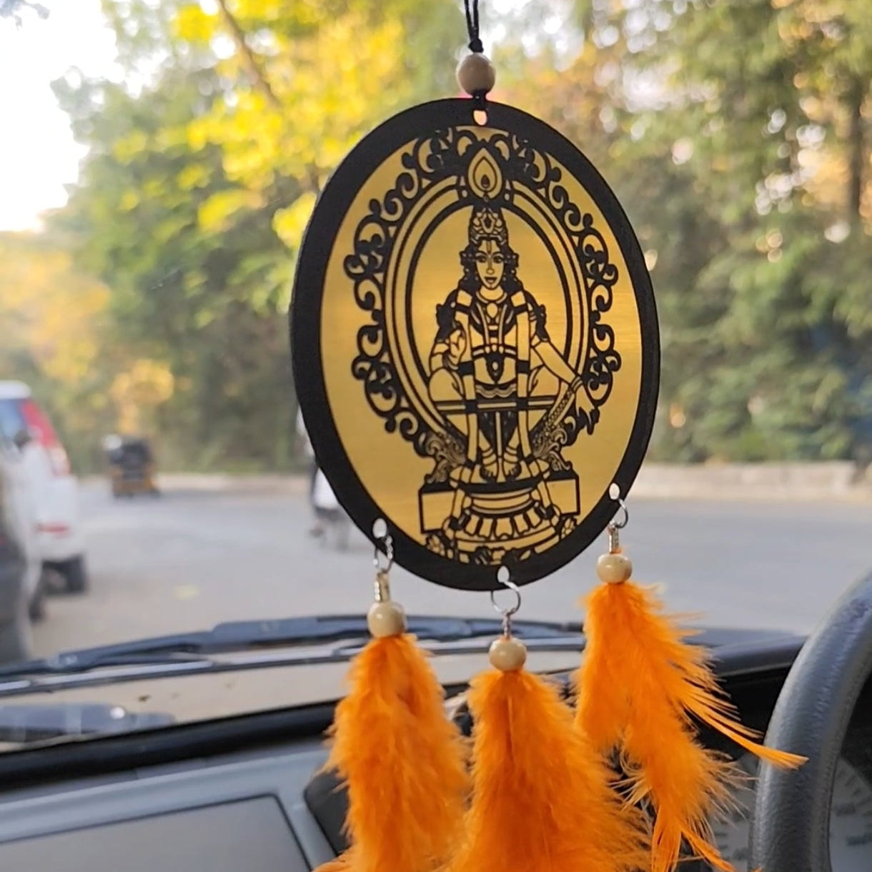 Ayyappa Swamy Car Hanging
