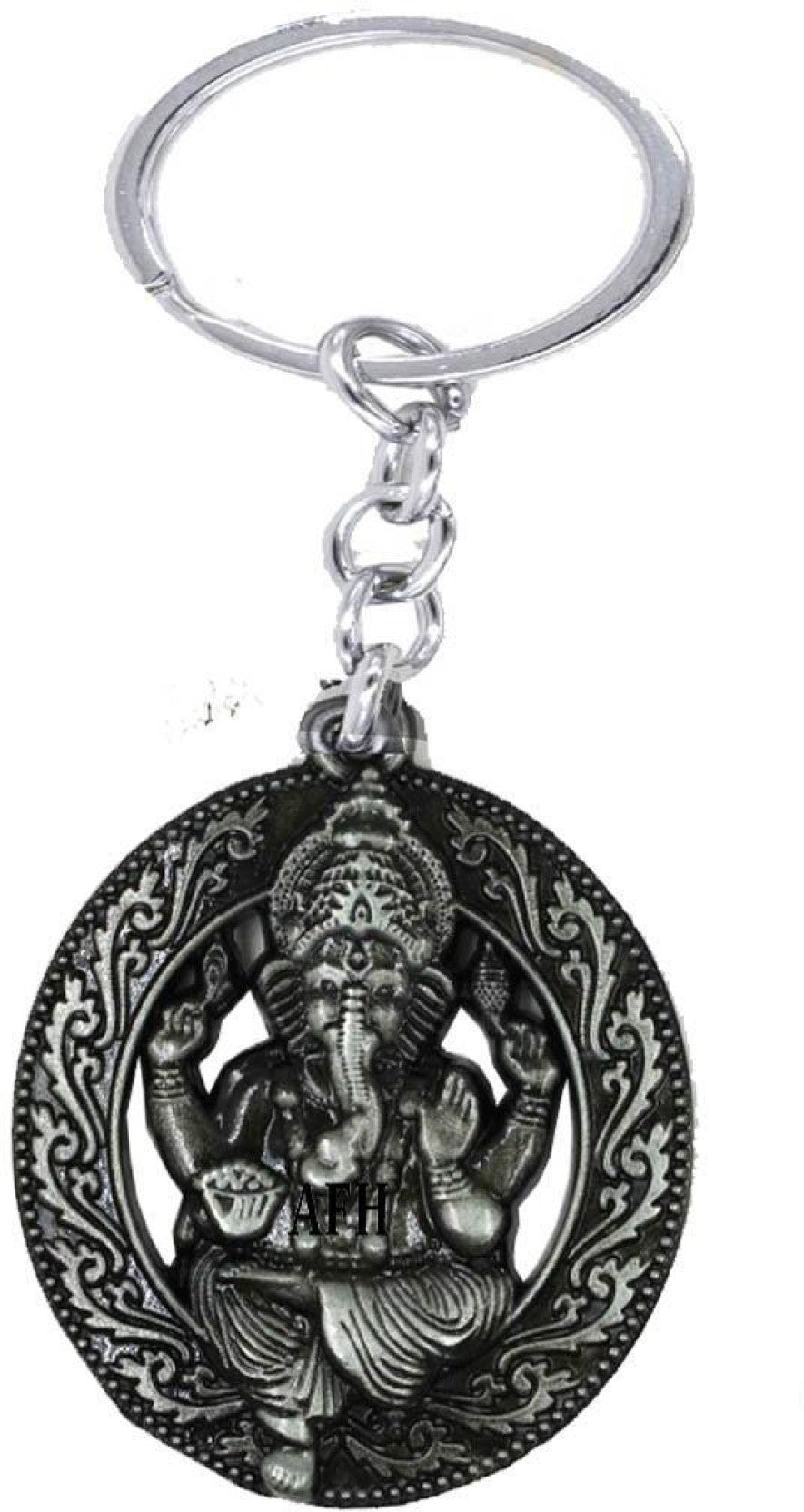 Shree Ganesha Silver Decorative Quality Key Chain