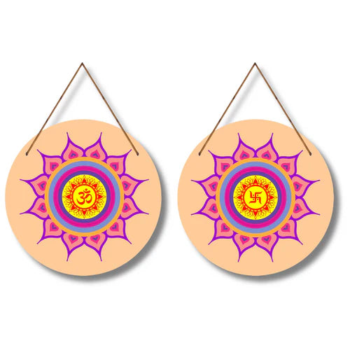 Om And Swatik Wall Hangings