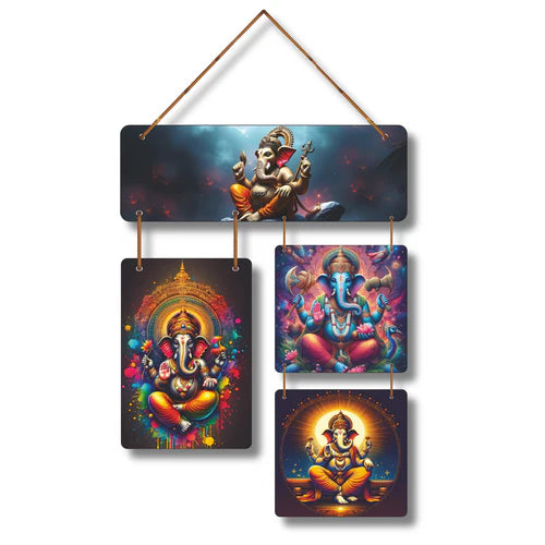 Divine Blessings of Lord Ganesha – Artistic Wall Hanging