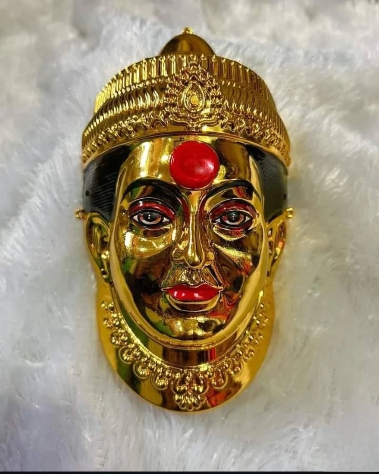 Ekveera Aai Devi Mata Mukhota Mask Face