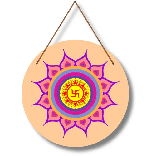 "Om And Swatik" Wall Hangings