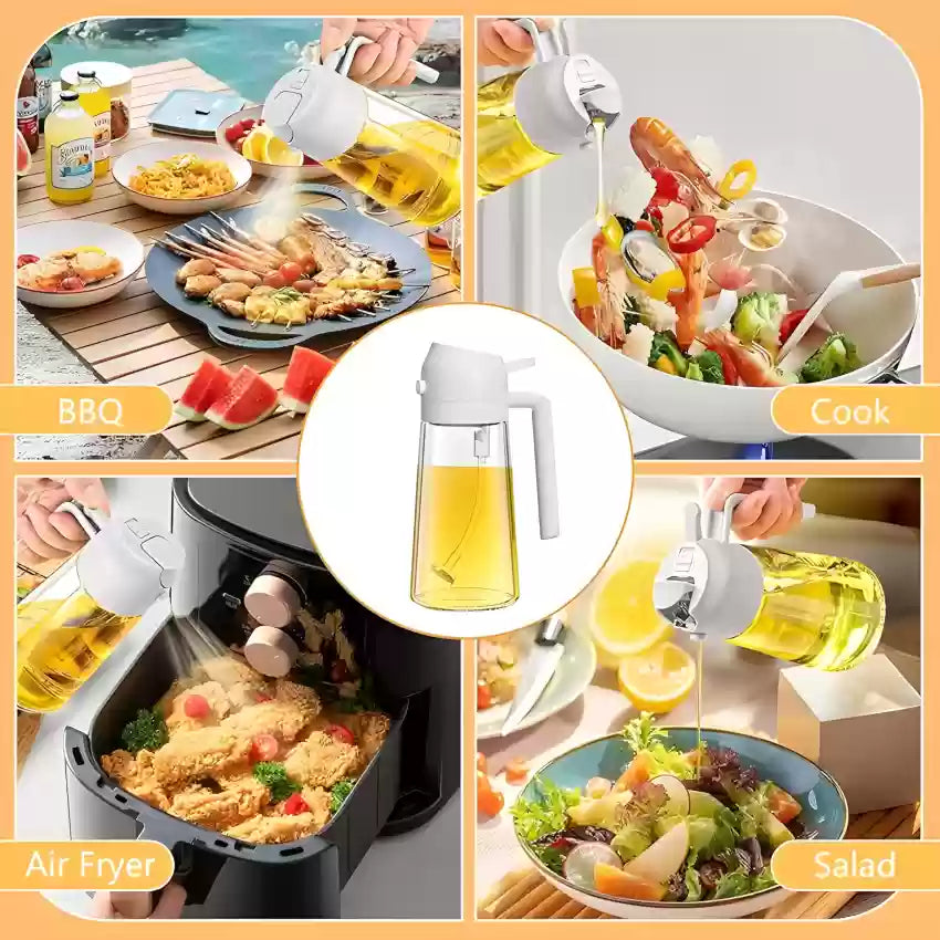 2 in 1 oil dispenser bottle 500 ML
