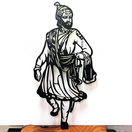 Chhatrapati Shivaji Maharaja Metal Wall Decor