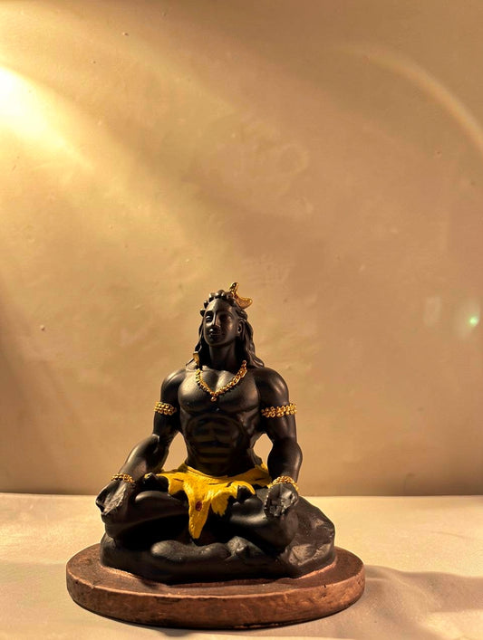 Meditative Lord Shiva Yoga Statue