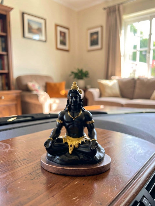 Meditative Lord Shiva Yoga Statue
