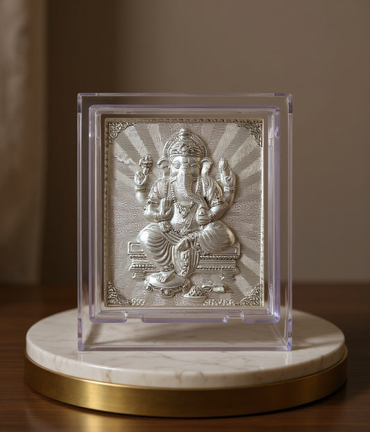 Ganesh Ji Silver Stand