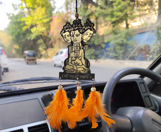 Swami Samartha Guru Dattatreya acrylic Car & Wall Hanger
