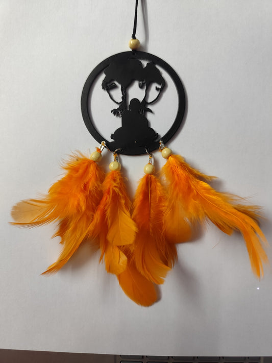 Swami Samartha Guru Dattatreya Metal Car & Wall Hanger