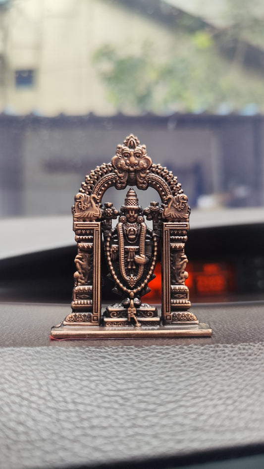 Lord Venkateswara (Balaji) Idol – Antique Finish Car Dashboard