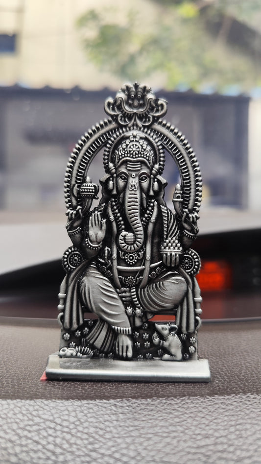 Lord Ganesha Idol with Arch – Antique Finish