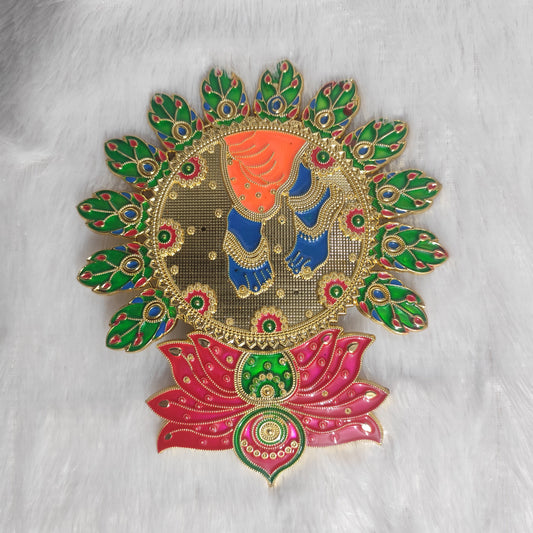 Lord Krishna Rangoli