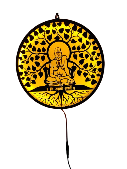 Shree Swami Samarth Metal Wall Art