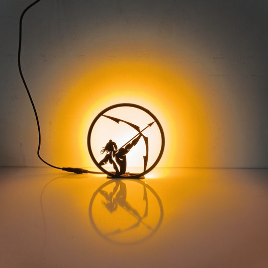 Lord Ram Metal Table Lamp