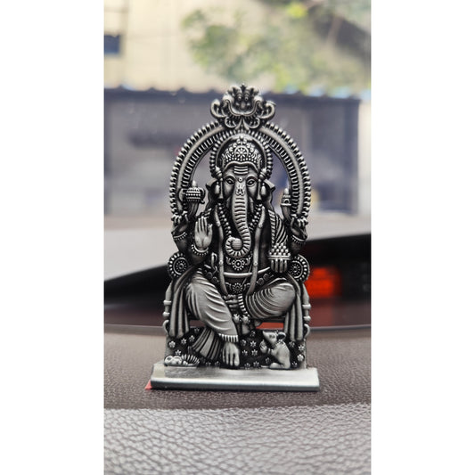 Lord Ganesha Idol with Arch – Antique Finish