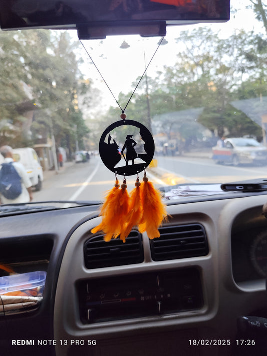 Chhatrapati Shivaji Maharaj Metal Car & Wall Hanger