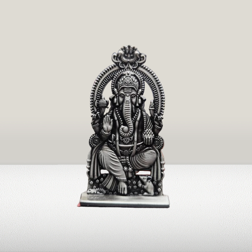 Lord Ganesha Idol with Arch – Antique Finish